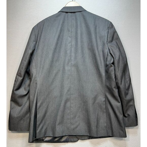 Joseph Abboud Men's Two Button Blazer Jacket Stretch Size 44S Gray Long Sleeve - Picture 2 of 16